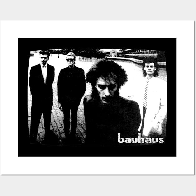 Bauhaus four the members Wall Art by Andysturg